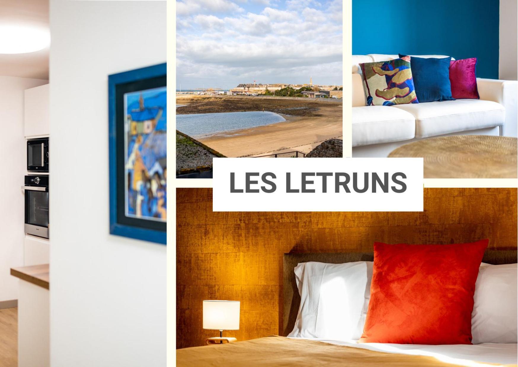 Les Letruns - Appart - 3 Pers - Vue Sur La Mer 생말로 외부 사진